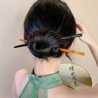 Trâm Cài Tóc Bằng Gỗ Tre Thủ Công Có Lỗ Phong Cách hanfu Trung Hoa Cổ Điển Thời Trang Cho Nữ