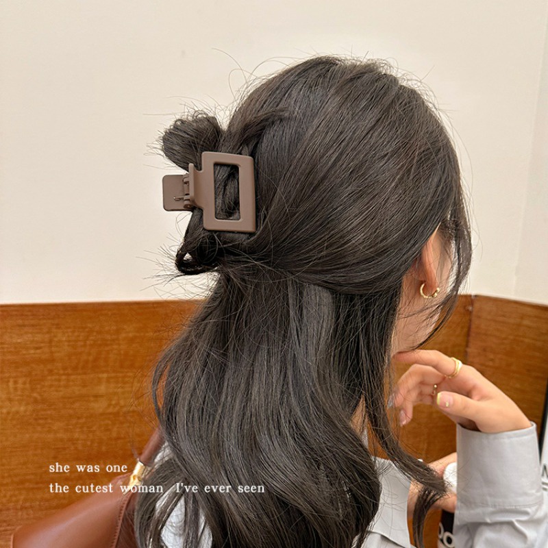 Kẹp Tóc Càng Cua Hình Vuông Mini 5cm Phong Cách Hàn Quốc Dễ Thương Phụ Kiện Tóc Cho Nữ và Bé Gái