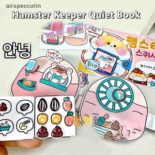 Airspeccutin Mới Nhãn Dán Hình Chuột hamster Thủ Công Nhỏ Yên Tĩnh diy Vui Nhộn Làm Quà Tặng Cho Bé Gái