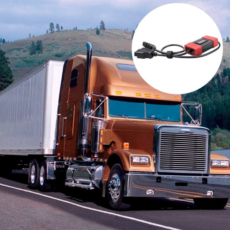 Bộ chuyển đổi xe tải Bang 12V sang 24V Đầu nối định nghĩa cáp chuyển đổi OBD2 Scanner