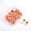 CATIYAHA 100 Cái Tacks, Bấm Ngón Tay Cái Điểm Tròn Đẩy Chân, Bản Tin Vẽ Màu Kim Loại Đầu Tròn Cork Board Tacks