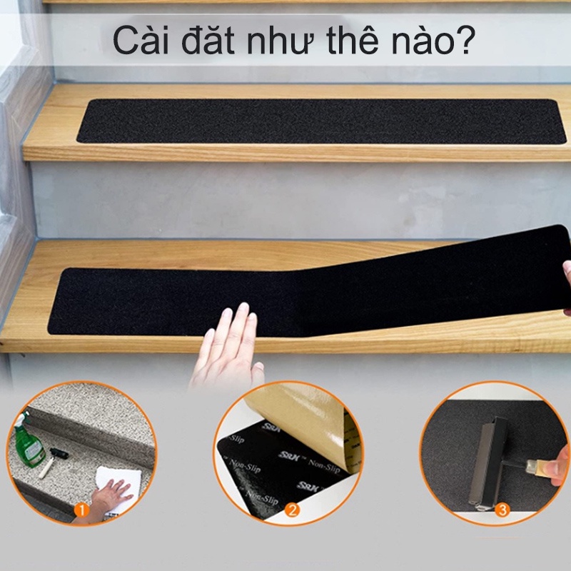 Băng chống trượt dài 5 mét, độ nhám cao, ma sát cao, tránh trượt, một nhãn dán trong một thời gian dài