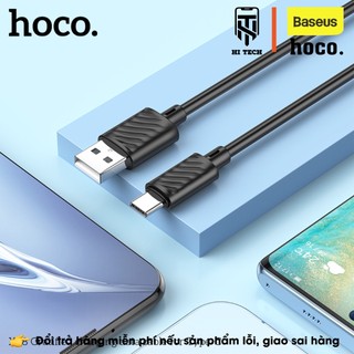 Dây sạc nhanh HOCO X88 type-C sạc nhanh cho các dòng android như samsung, oppo, dài 1m bọc nhựa chống đứt phukienkmk10