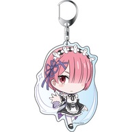Móc khóa Re:ZERO Starting Life in Another World Subaru Natsuki Rem Ram Emilia Phụ kiện trang trí túi xách Balo