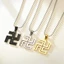 KIN Hợp Thời Trang Phật Giáo Swastika Mặt Dây Chuyền Vòng Cổ Anime Hiện Đại Lấy Cảm Hứng Từ Xương Đòn Dây Chuyền