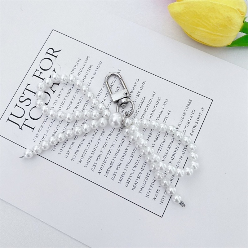 Móc Khóa Trang Trí Túi Xách Hình Nơ Đính Hạt Dễ Thương