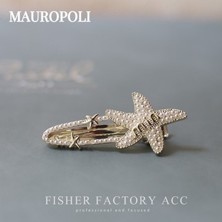 Mauropoli [Hàng Có Sẵn] Kẹp Tóc Hình Bướm Sao Biển Đính Đá Ngọt Ngào Dễ Thương Cho Nữ
