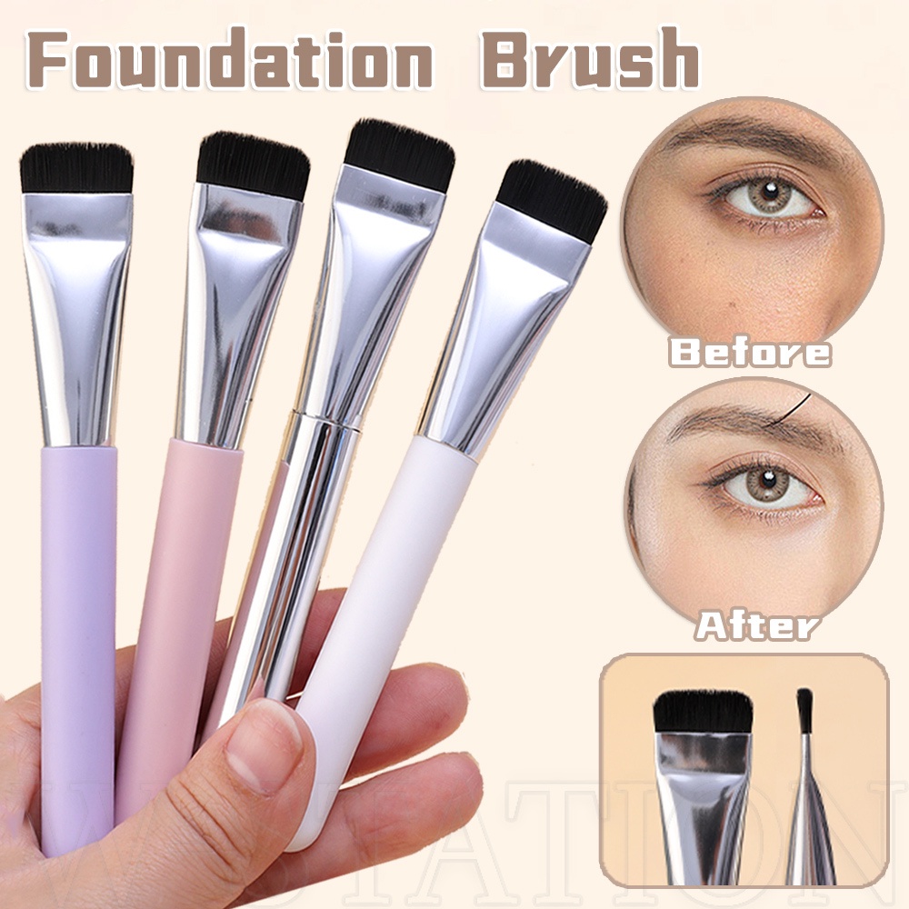 Cọ Trang Điểm Đầu Dẹt Siêu Mỏng Dùng Tạo Khối / Kem Nền BB / Kem Nền Chuyên Nghiệp Cho Nữ