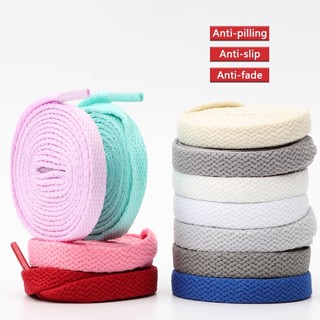 Dây Giày Thể Thao Bằng Vải Canvas Màu Trắng Đen Dành Cho Nam Nữ