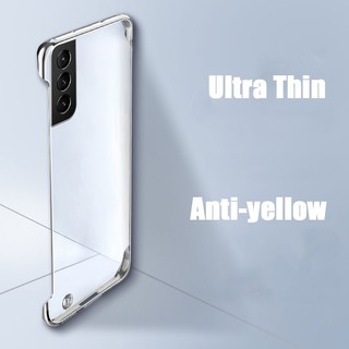 Ốp điện thoại Cứng Không Khung Galvanic Cho Samsung S24 S23 Siêu Trong Suốt Siêu Mỏng Ốp điện thoại Dành Cho Samsung Galaxy S24 Ultra T01