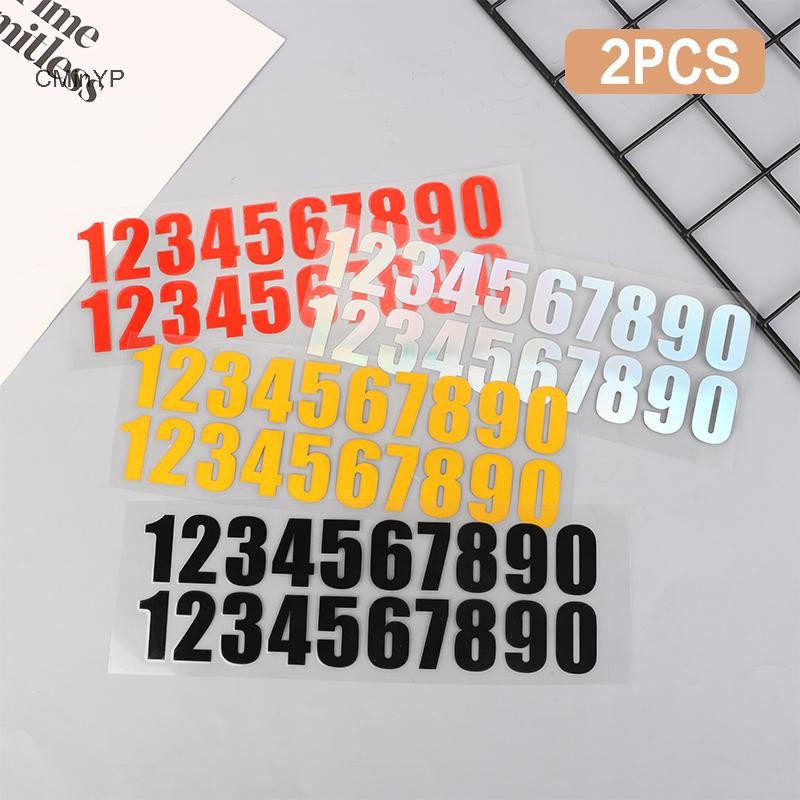 Cminyp Xe Phát Sáng Số Miếng Dán Dạ Quang Chữ Số Dán Xe Tạm Thời Paking Điện Thoại Hộp Thư Thẻ Ngăn Kéo Ký Cửa Khách Sạn Mảng Bám Nhãn Vinh Quang