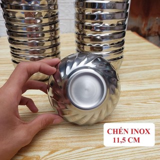 Tô chén bát inox kiểu dáng xoắn Hàn Quốc 2 lớp cách nhiệt,Tô Chén inox cao cấp đủ kích cỡ - Trường An VN
