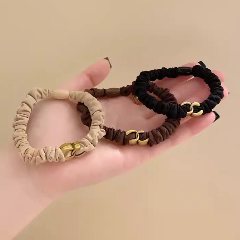 Dây Buộc Tóc Cao Su Kiểu Dáng Đơn Giản Dành Cho Nữ