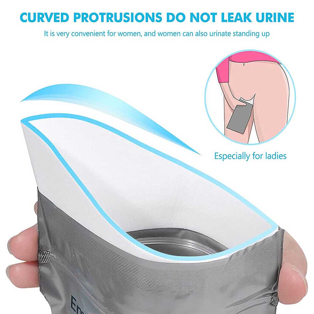 12 Chiếc Ngoài Trời Khẩn Cấp Túi Nước Tiểu Xe Ô Tô Mini Vệ Sinh 700ml Túi Nước Tiểu Dùng Một Lần Túi Dành Cho Unisex TravelTraffic Vomid Túi
