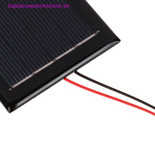 Toplanswatchstore Set 5 Tấm Pin Năng Lượng Mặt Trời 2v120ma Có Dây Điện epoxy vn