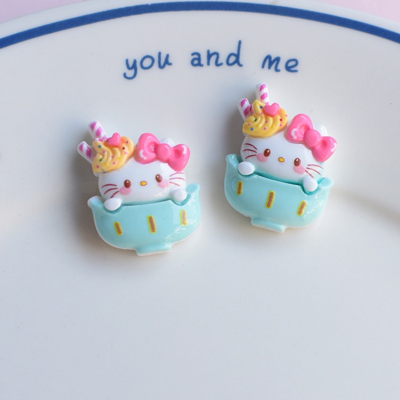 Phụ kiện khóa Crocs Sanrio hoạt hình, DIY sáng tạo, có thể tháo rời, trang trí mũ tai, phù hợp nhiều loại giày