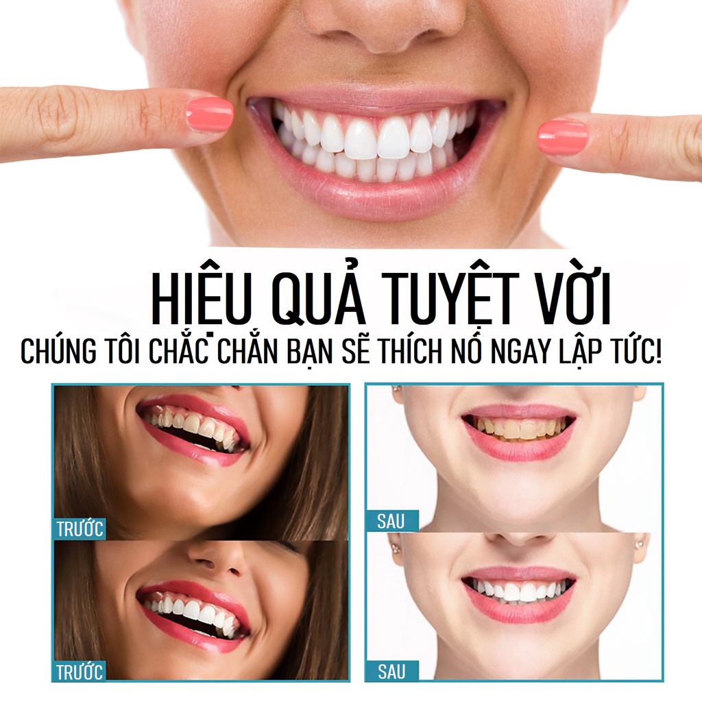 Sơn Làm Trắng Sáng Răng Tức Thì TOOTH PAINT Loại Bỏ Vi Khuẩn Mảng Bám Tích Tụ Lâu Ngày Do Khói Thuốc Cà Phê Giúp Hơi Thở