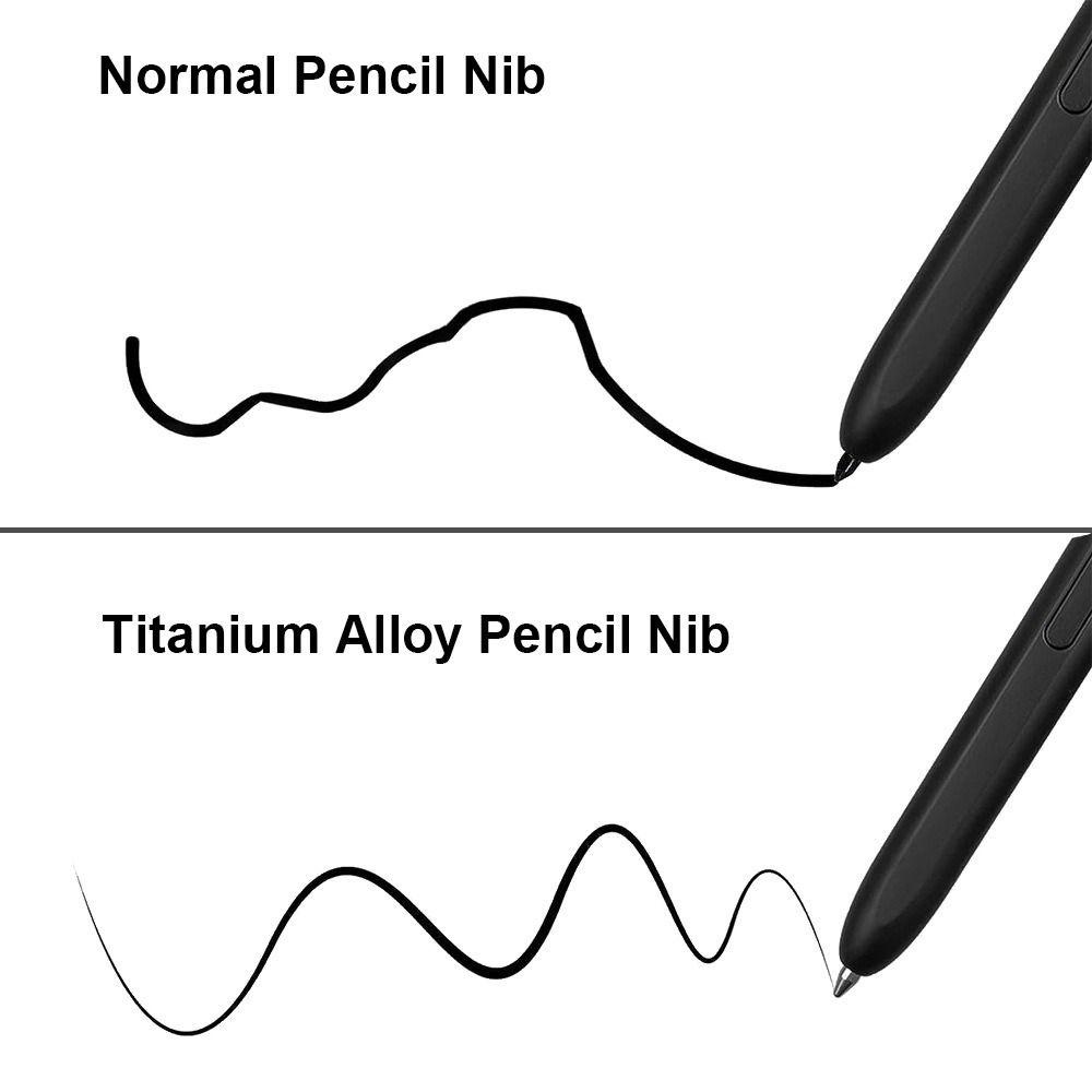 SNUGHOUSE Touch Stylus Tip, Máy tính bảng có thể thay thế ngòi bút chì, Bộ công cụ nhíp chống mài mòn bằng hợp kim titan bạc cho Galaxy Tab S7 / S8 / S9 + S23 Note20