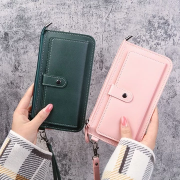 Ví dài nữ Ví dài phù hợp với nữ Hộp đựng thẻ sinh viên phiên bản Hàn Quốc Ví đa chức năng thời trang Ví thời trang đơn giản Ví nữ Ví đựng thẻ Ví đựng thẻ nữ phù hợp với tất cả các loại Ví đựng tiền xu