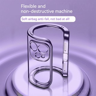 Ốp Điện Thoại Trong Suốt Mạ Điện Đơn Giản Chất Lượng Cao Cho xiaomi poco x5 f5 pro f4 f3 gt m5s