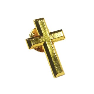 Fine 10 Chiếc Hợp Thời Trang Cross Corsage Chân Hợp Kim Thời Trang Chất Liệu Chữ Thập Trâm Huy Hiệu Kim Loại