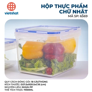 hộp đựng thực phẩm chữ nhật 6568 aladanh-net-vn