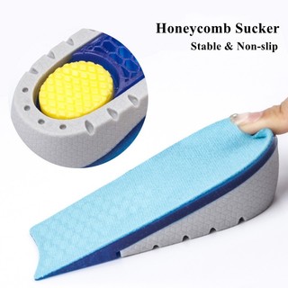 Heighting Miếng Lót Giày Tăng Chiều Cao Bằng Silicon gel Mềm Hình Tổ Ong Vô Hình Thoải Mái Cho Nam Và Nữ