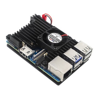 Zzz Cho Orange Pi 3B Mainboard Case Vỏ Hợp Kim Nhôm Vỏ Hộp Làm Mát Thụ Động