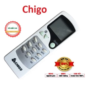 Điều khiển remote từ xa dùng cho điều hòa Chigo - loại tốt zin - tặng pin