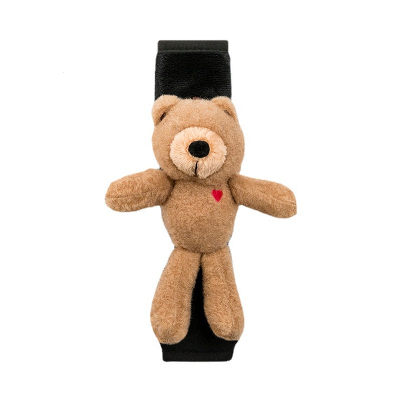 Vỏ dây an toàn ô tô đa năng - Miếng đệm vai sang trọng 23cm, Thiết kế động vật dễ thương chống trầy xước, Mềm mại & thoải mái cho mọi mùa, Phụ kiện ô tô cho ô tô và xe máy