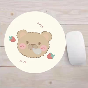 Miếng lót chuột, pad chuột hình tròn 22x22 cm, hoạt hình dễ thương