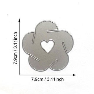 Khuôn Cắt Giấy Kim Loại Hình Hoa 3d Xinh Xắn