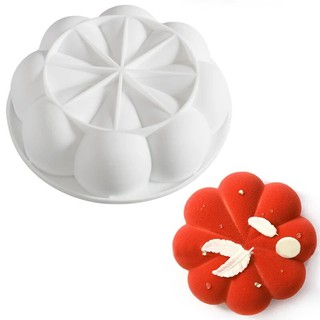 Khuôn Bánh Silicone Hình Đám Mây Làm Món Tráng Miệng Mousse Khuôn Tự Chế 3D Bánh Brownie Voan Xốp Dụng Cụ Nướng Bánh