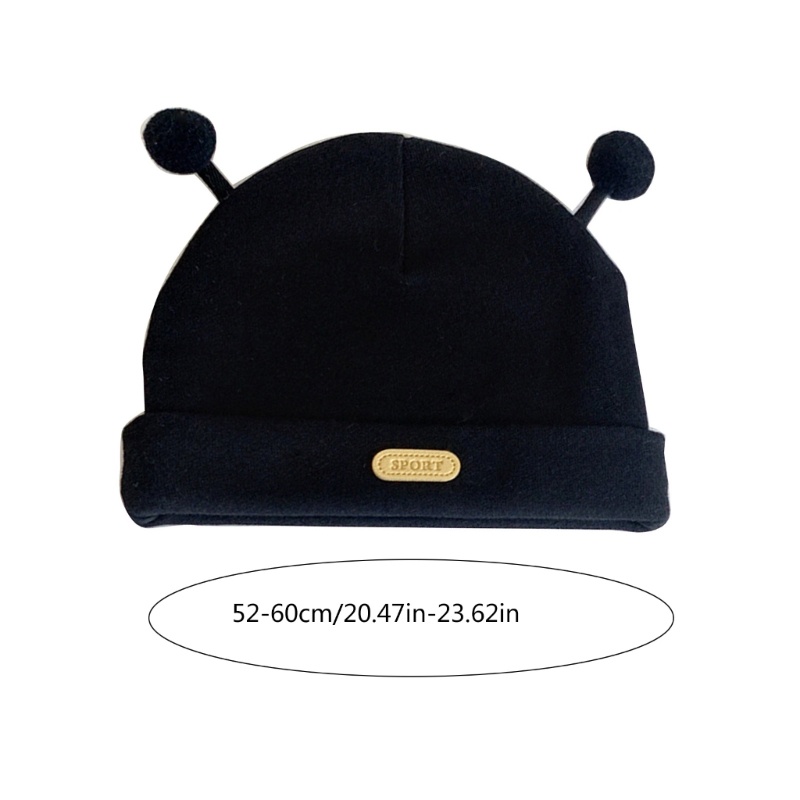 Innlike1 Mũ bệnh viện sơ sinh Mũ beanie ấm áp thoải mái cho bé trai bé gái 0-12 tháng tuổi Chống gió mềm mại thoáng khí cho bé Bonn