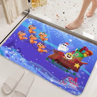Hoạt Hình Bé Cá Mập Cửa Thảm Quà Tặng Thiết Thực Cho Bạn Bè Phòng Ngủ Văn Phòng Trang Trí Nhà Cửa Thảm Sàn Chống Trơn Trượt (60x40CM)