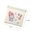 Túi đựng mỹ phẩm Mini ORDOBOX, Túi son môi họa tiết hoạt hình bằng da Pu mềm, Túi trang điểm đóng tự động di động