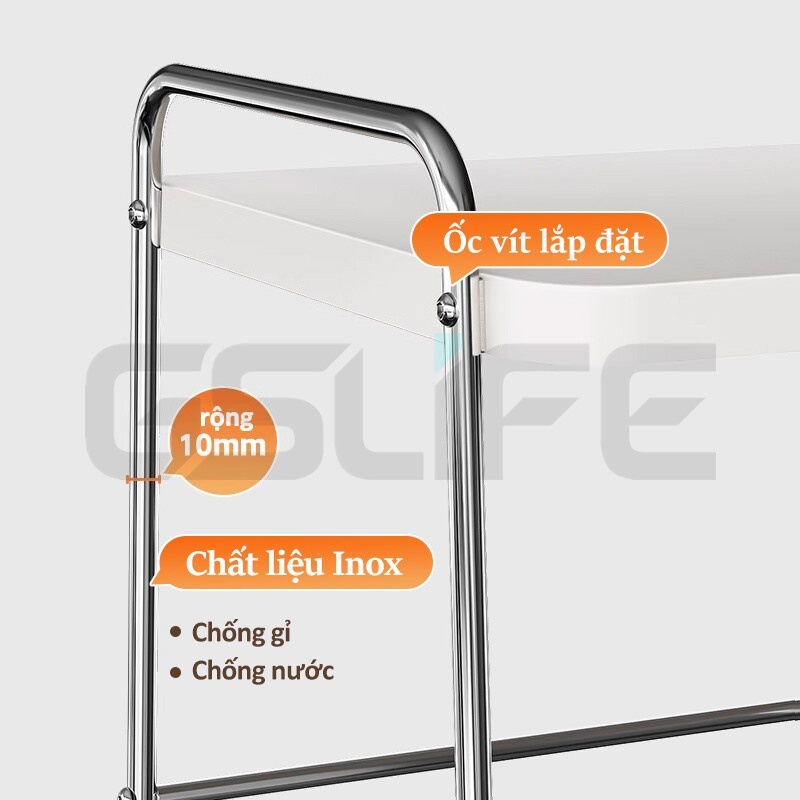 Lifinity Kệ Lò Vi Sóng INOX-Kệ Nhà Bếp Thông Minh Đa Năng Dễ dàng để cài đặt