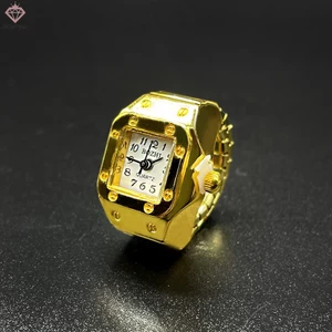 Nhẫn Đồng Hồ Co Giãn Phong Cách punk hip hop Cá Tính Cho Cặp Đôi