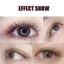EBINLANDS Caramel Lông mi màu, 0,07 C / D Curl Mink Lông mi giả, Caramel màu nâu Teal Mocha Color 8-14 Mix Length Lông mi riêng lẻ Nối mi