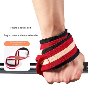OXXGGKAO Hình 8 Dây nâng Dây đeo cổ tay cử tạ mạnh Dây đeo hỗ trợ hạng nặng Thiết bị tập thể dục Accessor