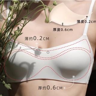 Áo Ngực Không Gọng Không Đường May Phong Cách Nhật Bản Cho Nữ