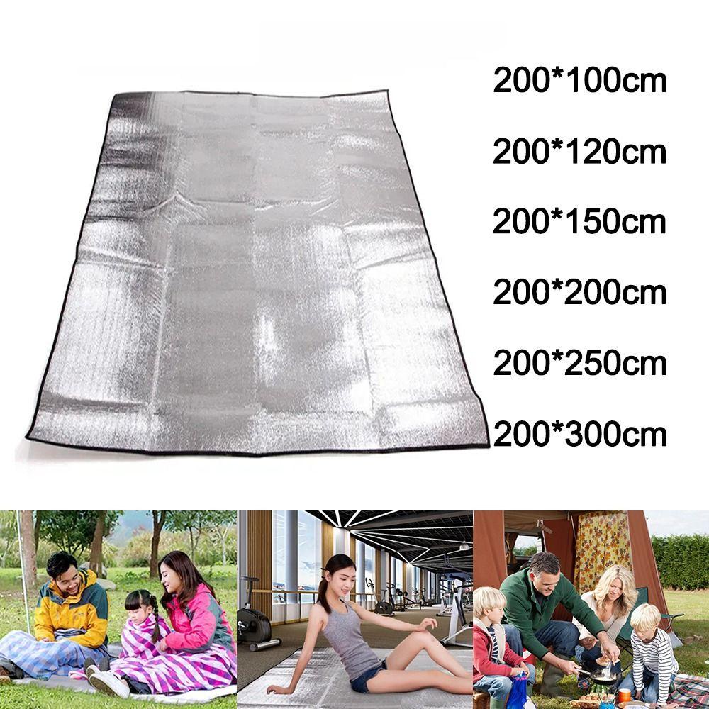 Thảm xốp cách nhiệt FEDAOG, Thảm cắm trại chống thấm nước siêu nhẹ, Tấm lót ngủ nhiệt phản xạ lều có thể gập lại ngoài trời