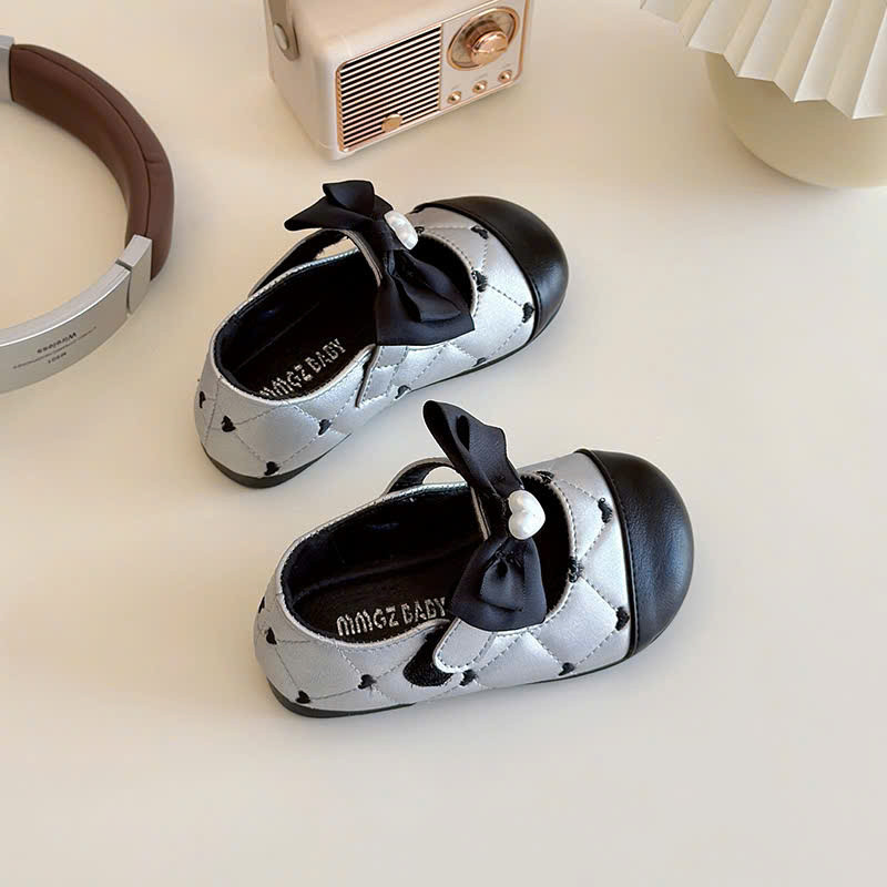 giày búp bê bé gái tập đi chống trượt nhẹ êm chân mẫu mới nơ xinh xắn có quai dán cho bé từ 6m 5907 ( ảnh thật )