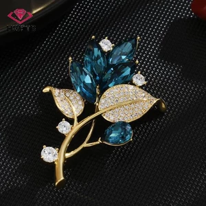 Trâm Cài Áo Hình Cây Đính Đá Thời Trang Mới