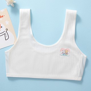 Áo Lót cotton Mỏng Không Tay Thời Trang Mùa Hè Dành Cho Bé Gái 8-14 Tuổi