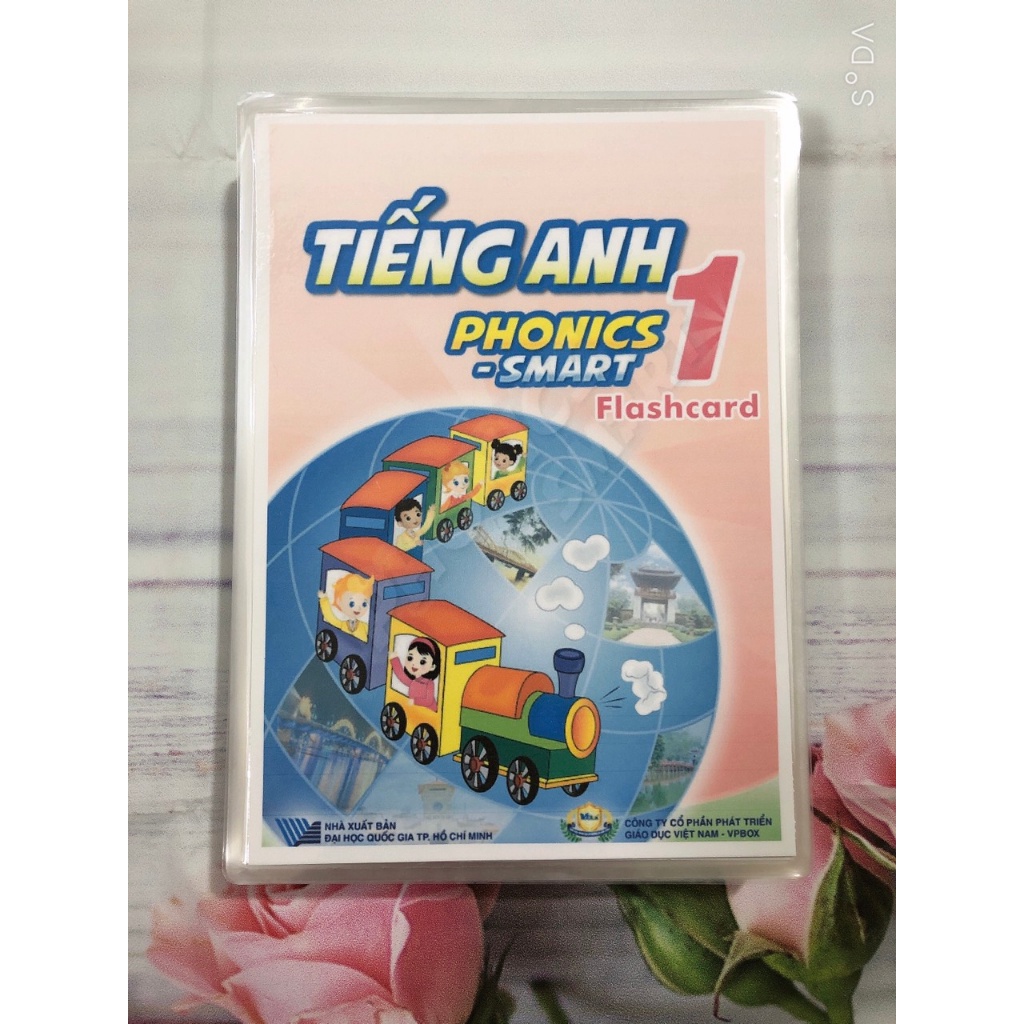 Bộ Thẻ Flashcard Smart Phonics 1 - 2 - 3 - Thẻ Tiếng Anh thiết kế 2 mặt ...
