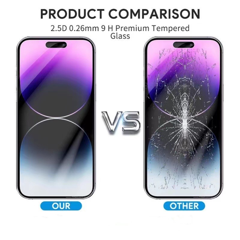 Trong Suốt Phiên Bản Đầy Đủ Cho iPhone 17 Pro Max 17 Pro 17 Air 16 15 14 13 12 11 IX XS Max Phim Kính Trong Suốt Apple Bảo Vệ Toàn Màn Hình Phim Cường Lực