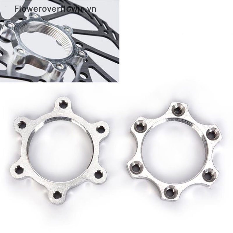 FJR Xe Đạp Freewheel Ren Hub Đĩa Phanh Cánh Quạt 6 Bu Lông Mặt bích Adapter HOT