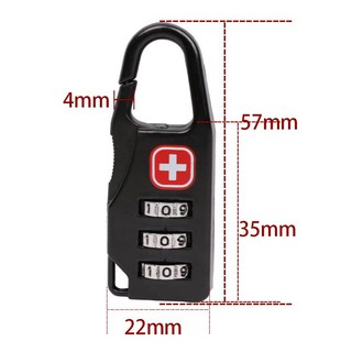 Ổ Khóa Hành Lý mini Bằng Hợp Kim Kẽm Chống Trộm dmw9
