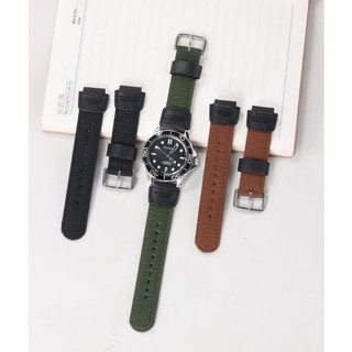 Dây Đeo nylon 18mm Thay Thế Cho Đồng Hồ casio ae-1200 ae1300 sgw-300h aq-S810Ww-216Hw-800h aeq-110w w735h mrw-200h